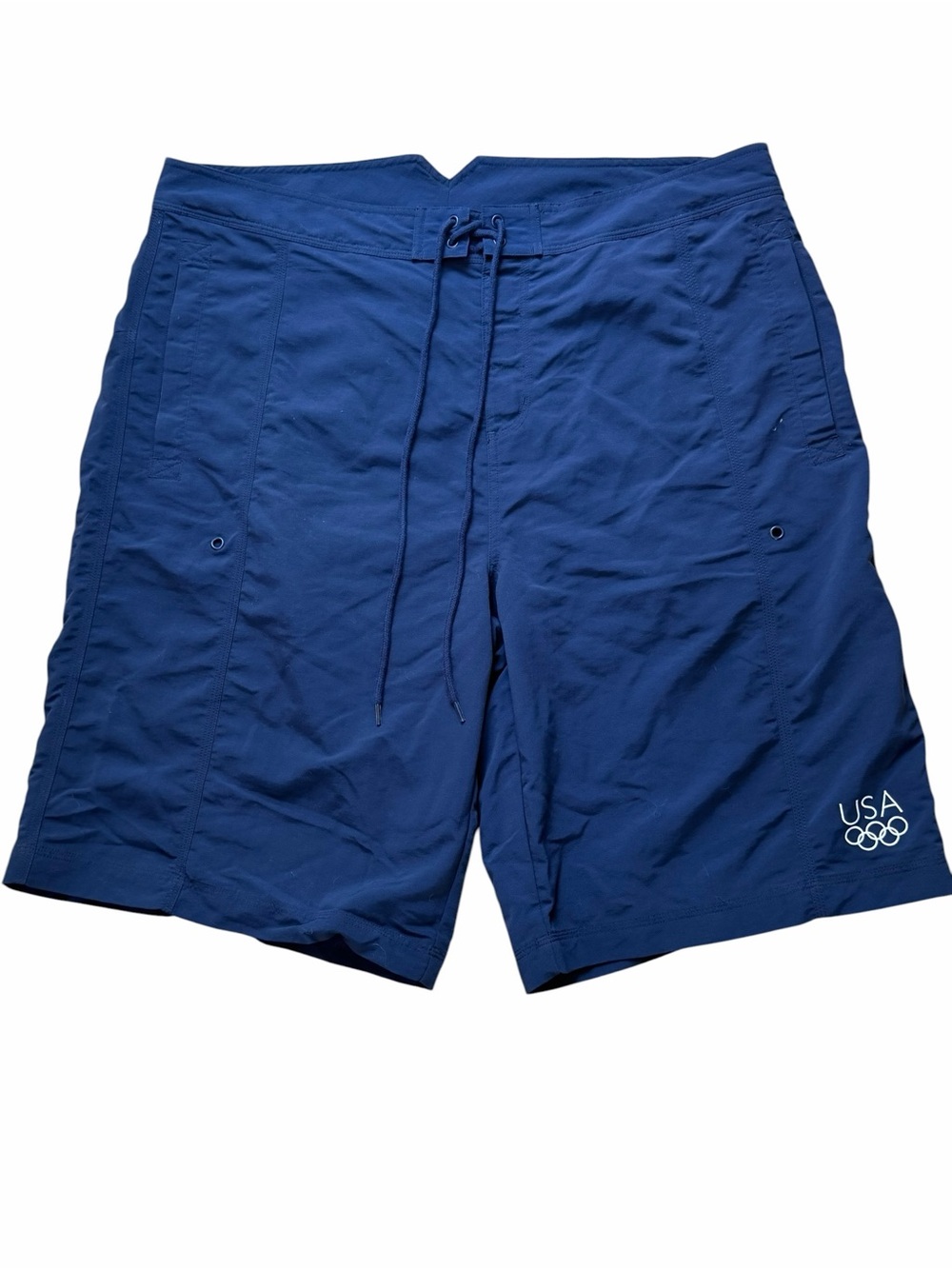 NWT 2XL Vintage Adidas Men’s Team USA Olympic 2004 Board Shorts Swim Trunks Navy